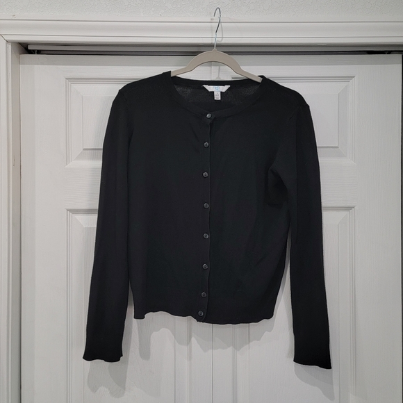 Time and Tru Sweaters - Women's Black Cardigan